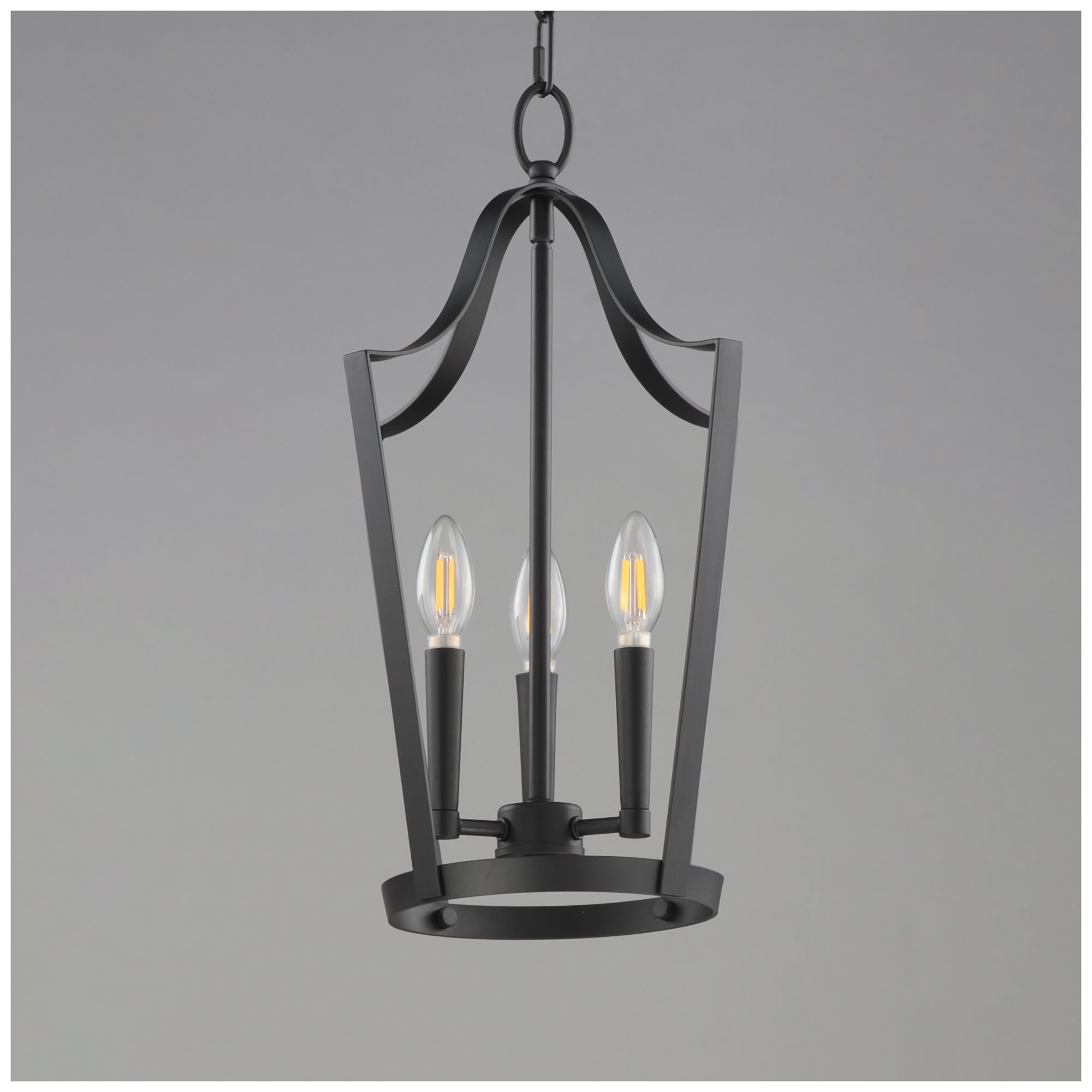 Image 3 Maxim Arden 12" Wide Black 3-Light Pendant more views