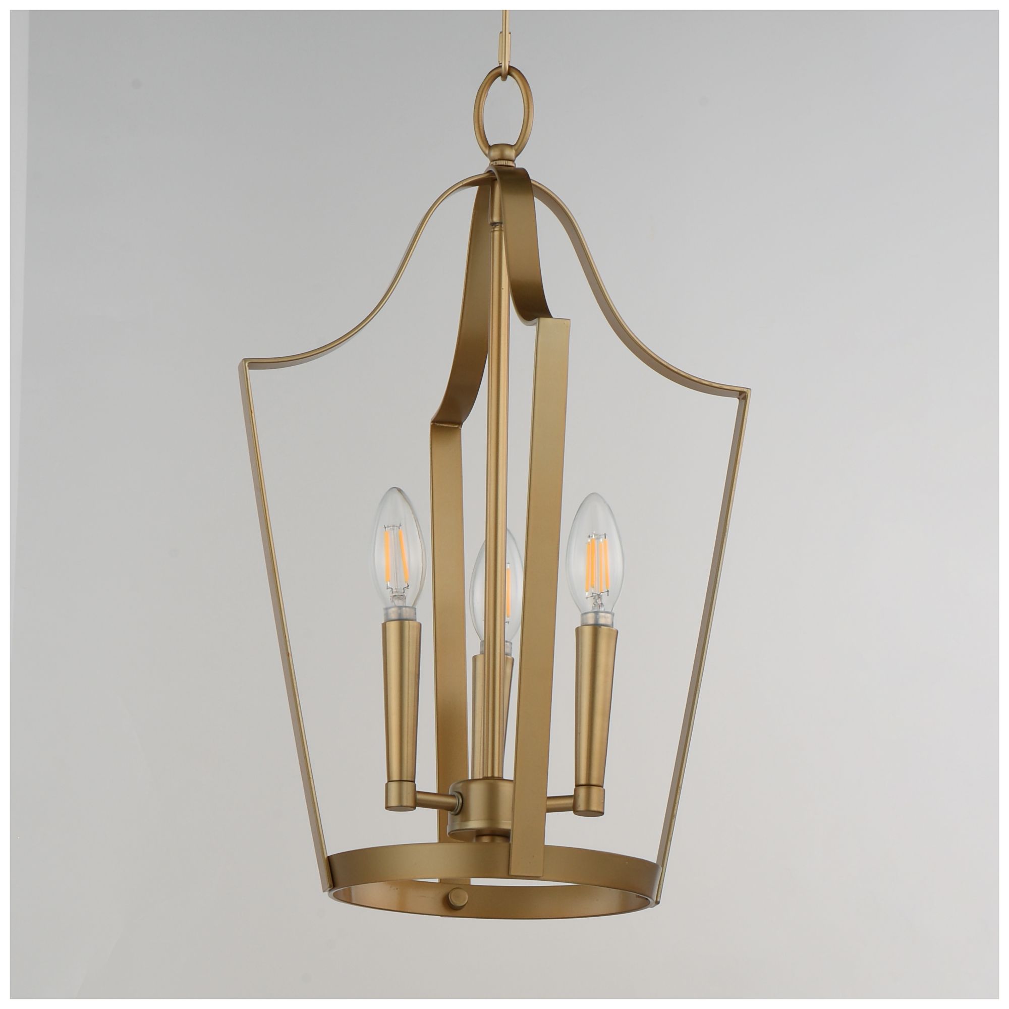 Image 3 Maxim Arden 12" Wide Natural Aged Brass 3-Light Pendant more views