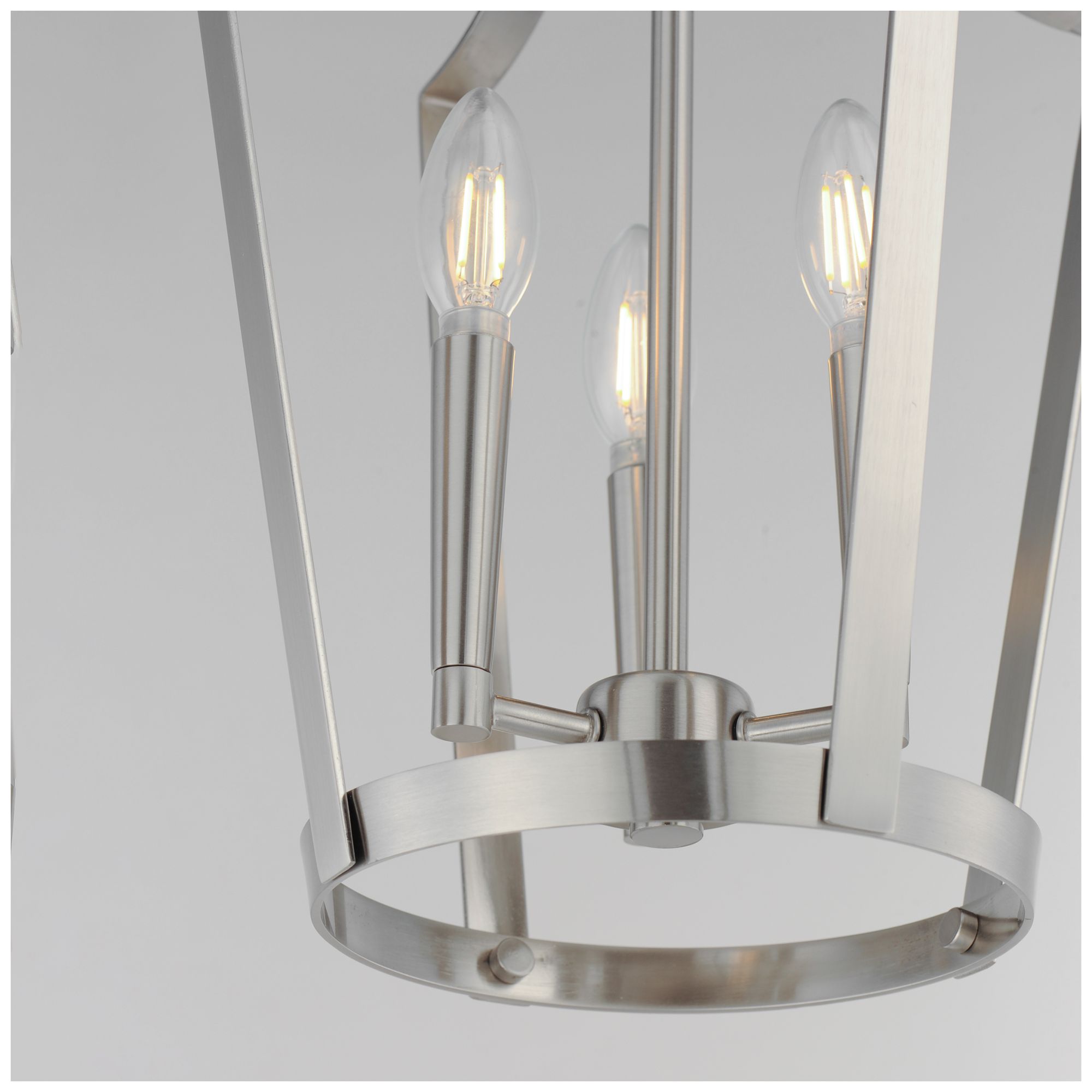 Image 4 Maxim Arden 12" Wide Satin Nickel 3-Light Pendant more views