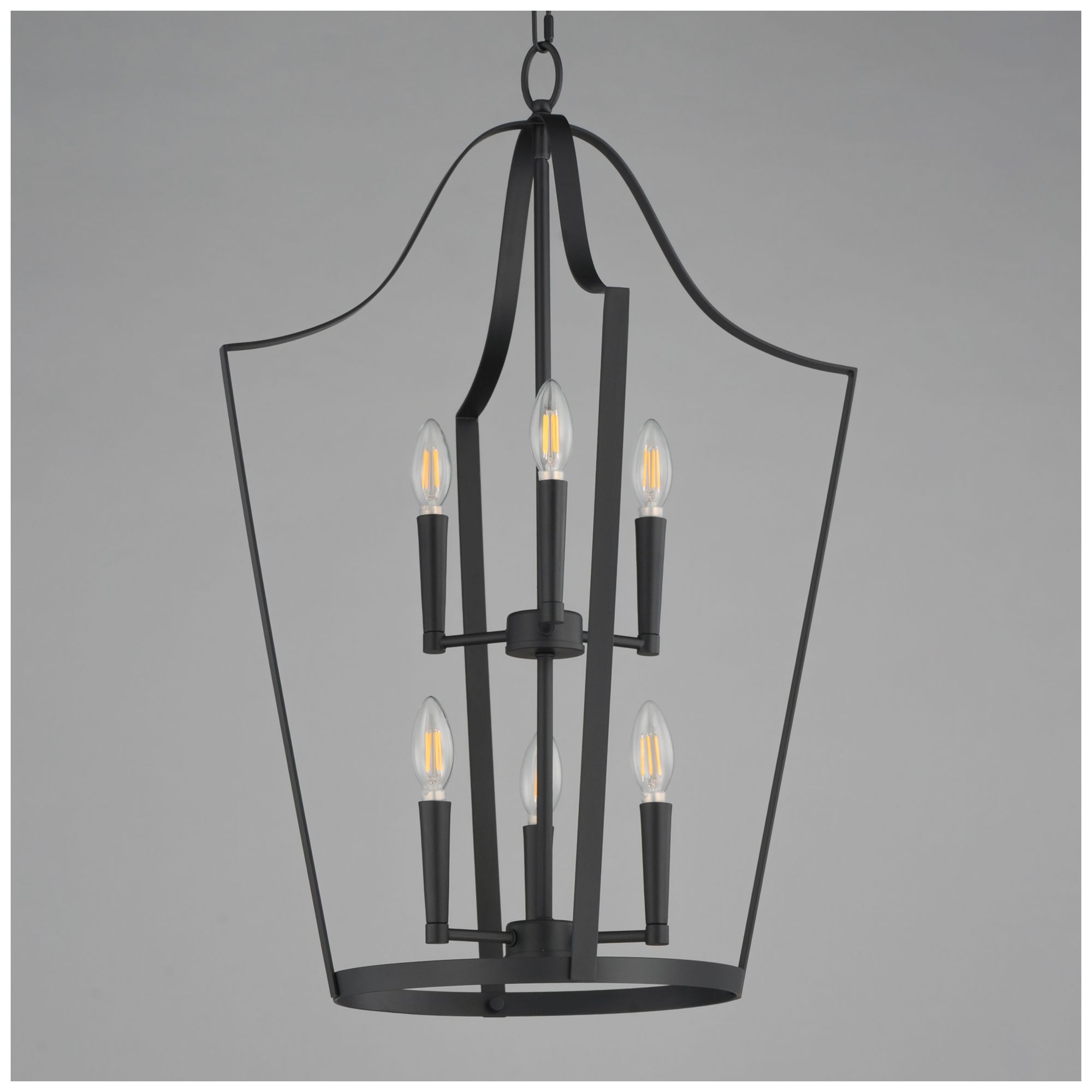 Image 3 Maxim Arden 20" Wide Black 6-Light Pendant more views