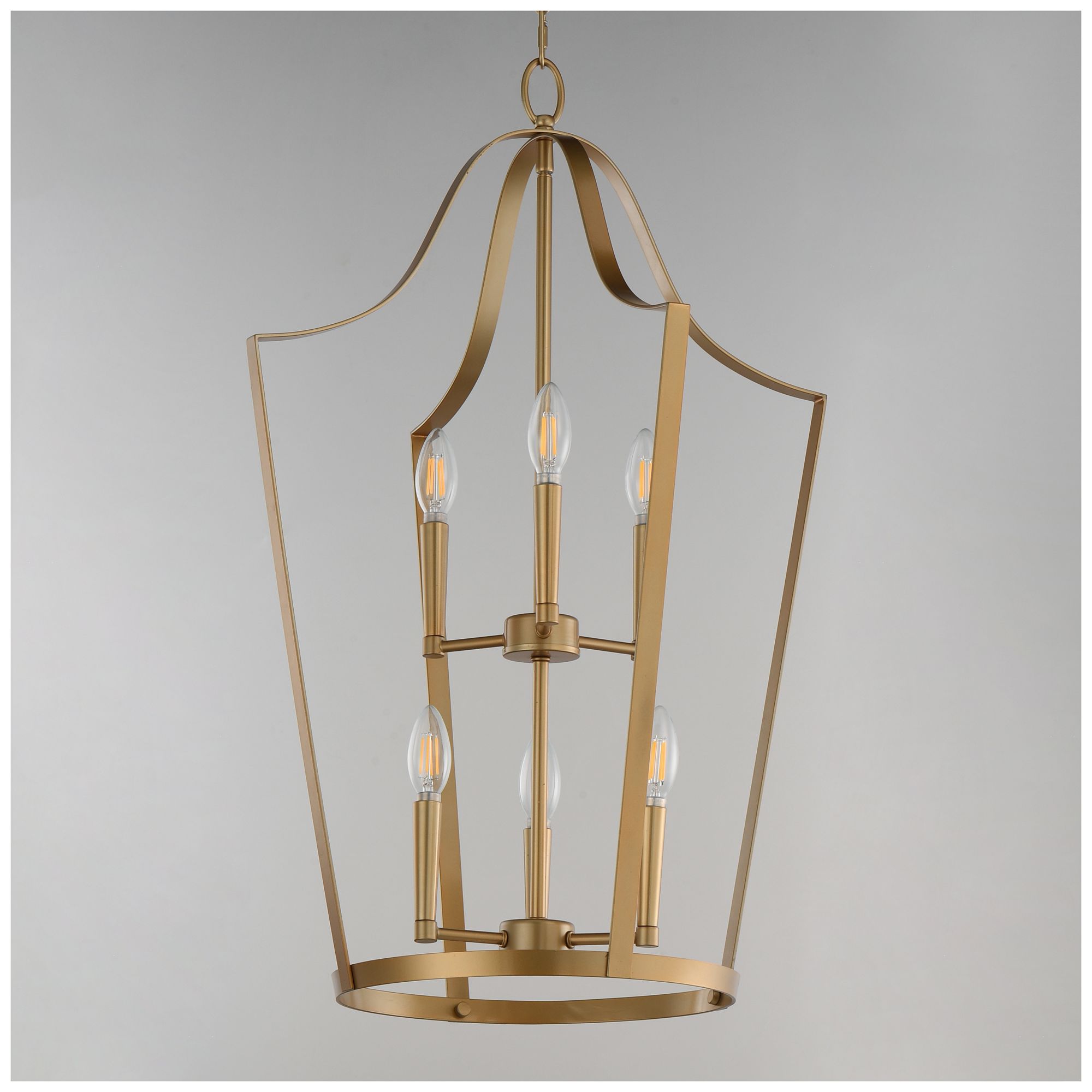 Image 3 Maxim Arden 20" Wide Natural Aged Brass 6-Light Pendant more views