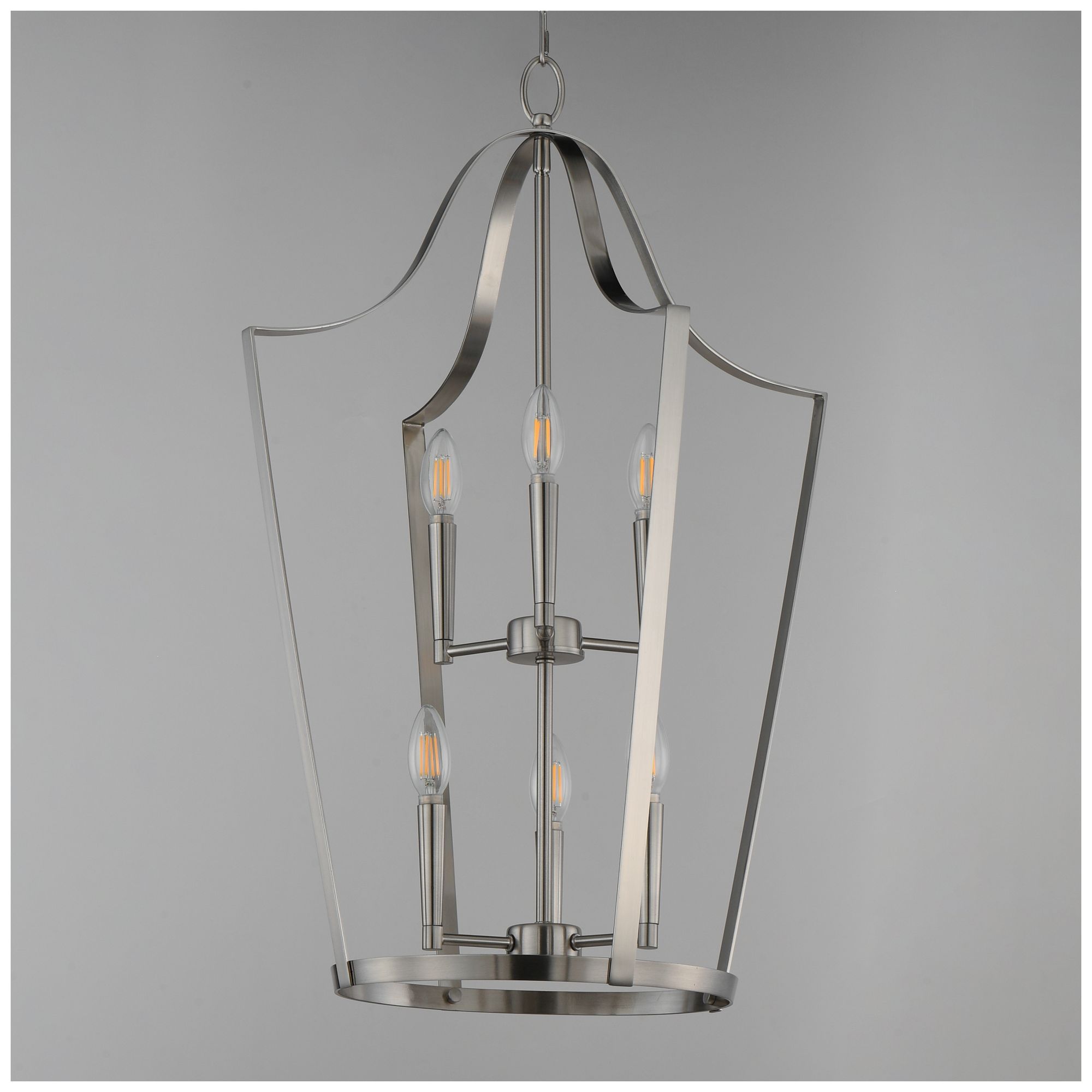 Image 3 Maxim Arden 20" Wide Satin Nickel 6-Light Pendant more views