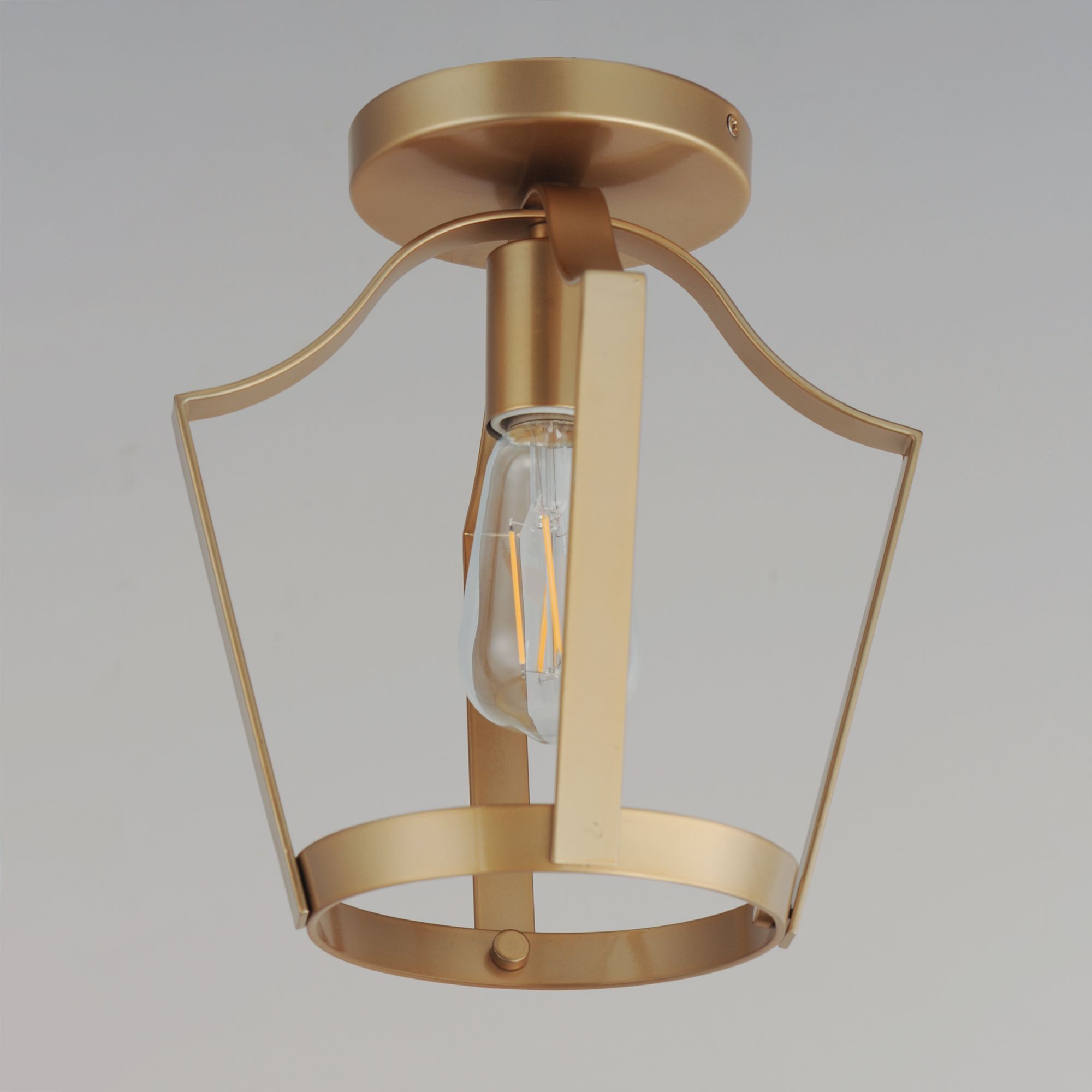 Image 4 Maxim Arden 9 1/2" Wide Natural Aged Brass Single Pendant/Semi Flush more views