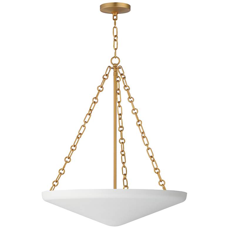 Image 1 Maxim Artemis 23 1/2" Wide Natural Aged Brass Pendant Light