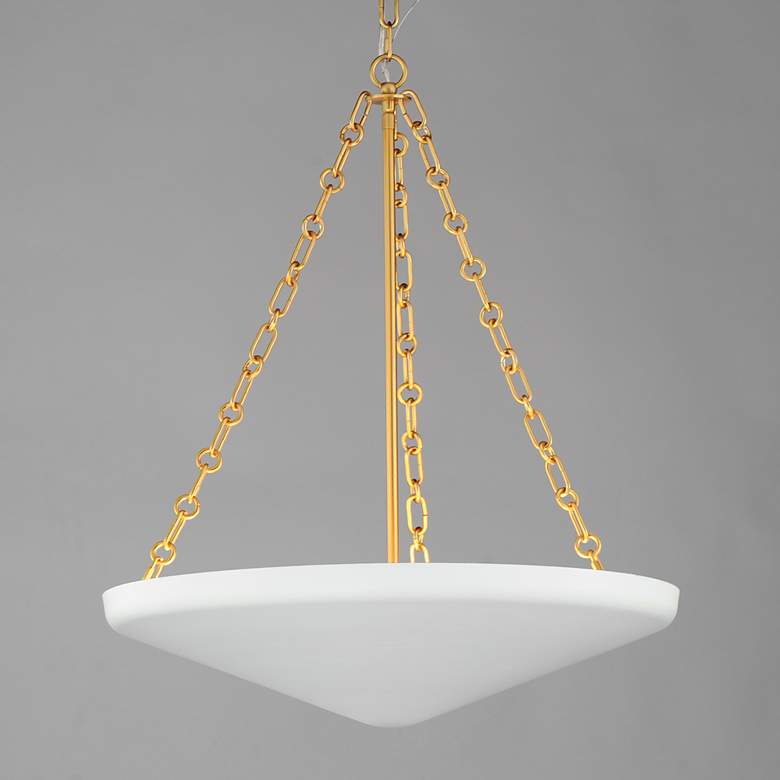 Image 2 Maxim Artemis 23 1/2" Wide Natural Aged Brass Pendant Light more views