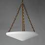 3_Maxim Artemis 23 1/2" Wide Natural Aged Brass Pendant Light more views
