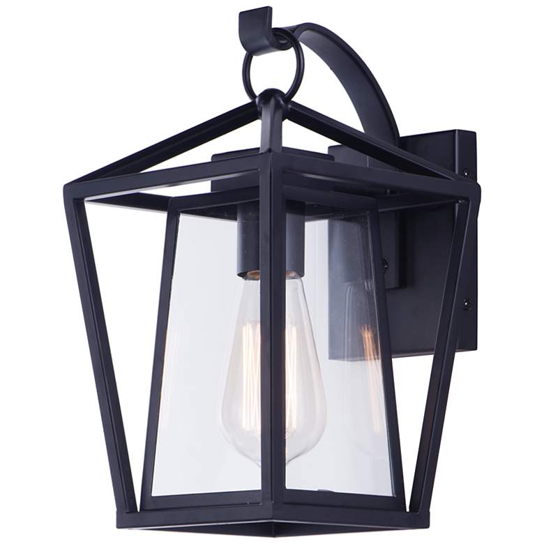 Image 2 Maxim Artisan 12 1/4" High Black Outdoor Wall Light
