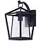 Maxim Artisan 12 1/4" High Black Outdoor Wall Light