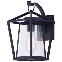 Maxim Artisan 12 1/4" High Black Outdoor Wall Light