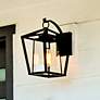 1_Maxim Artisan 12 1/4" High Black Outdoor Wall Light