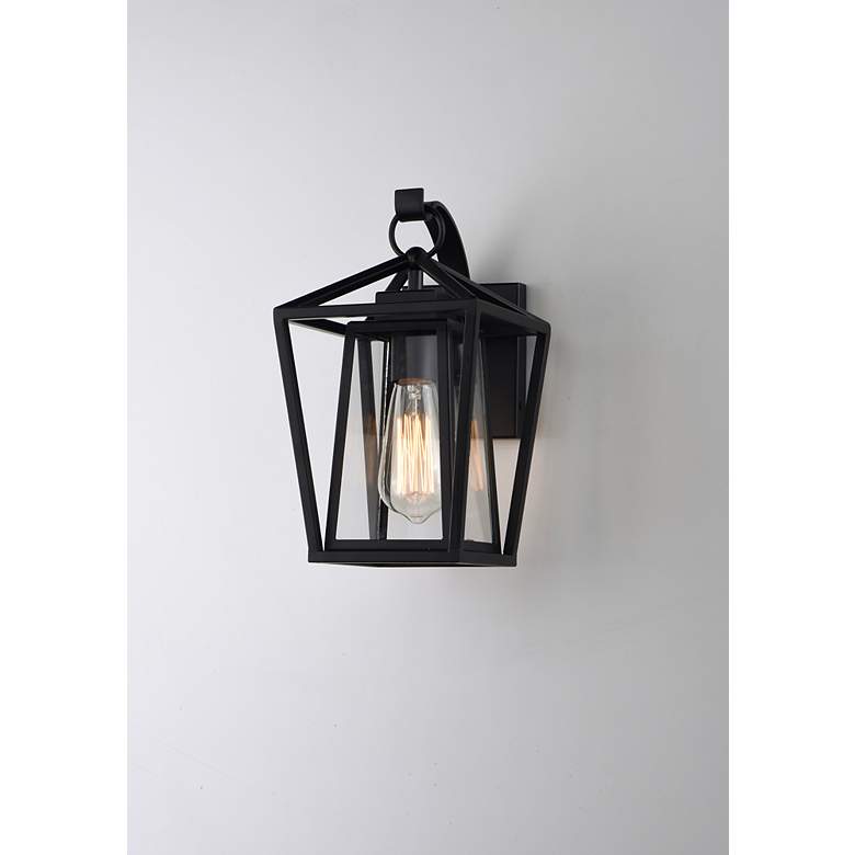 Image 3 Maxim Artisan 12 1/4" High Black Outdoor Wall Light more views