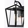 4_Maxim Artisan 12 1/4" High Black Outdoor Wall Light more views