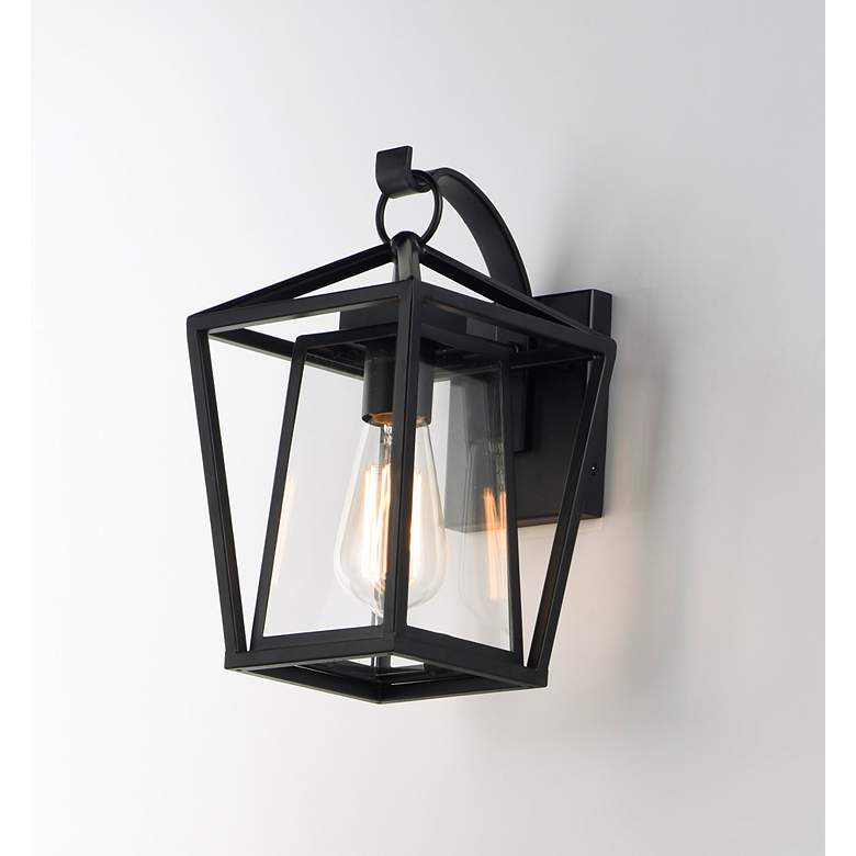 Image 5 Maxim Artisan 12 1/4" High Black Outdoor Wall Light more views