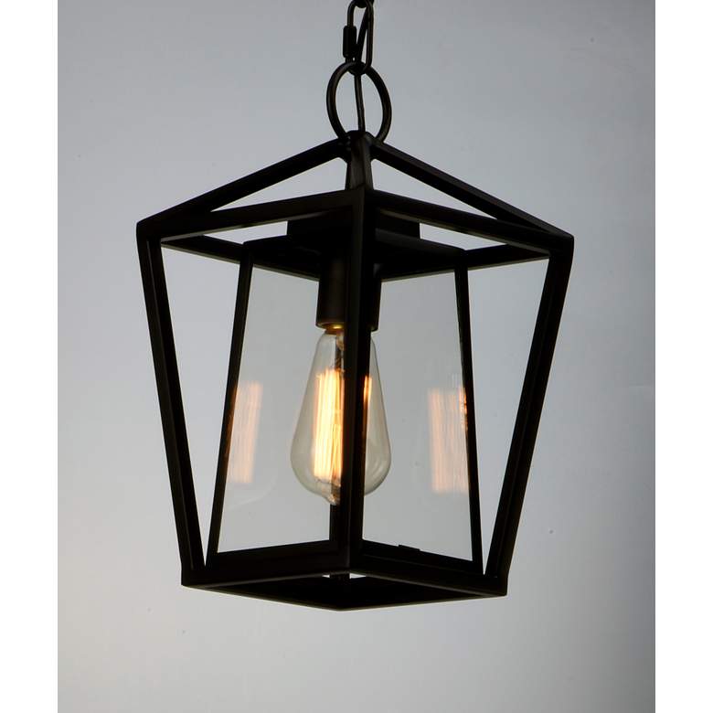 Image 4 Maxim Artisan 13 3/4" High Black Outdoor Hanging Light more views