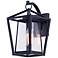 Maxim Artisan 14" High Black Outdoor Lantern Wall Light