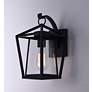 3_Maxim Artisan 14" High Black Outdoor Lantern Wall Light more views