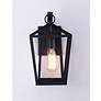 4_Maxim Artisan 14" High Black Outdoor Lantern Wall Light more views