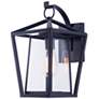 1_Maxim Artisan 15 3/4" High Black Outdoor Lantern Wall Light