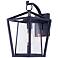 Maxim Artisan 15 3/4" High Black Outdoor Lantern Wall Light