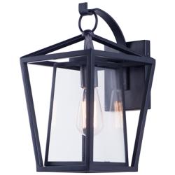 Maxim Artisan 15 3/4" High Black Outdoor Lantern Wall Light