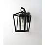 3_Maxim Artisan 15 3/4" High Black Outdoor Lantern Wall Light more views
