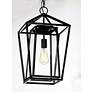 5_Maxim Artisan 20 1/2"H Black Outdoor Lantern Hanging Light more views