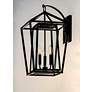 3_Maxim Artisan 20 3/4" High Black 3-Light Outdoor Wall Light more views