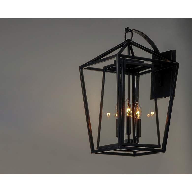 Image 5 Maxim Artisan 20 3/4" High Black 3-Light Outdoor Wall Light more views