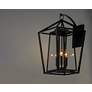 5_Maxim Artisan 20 3/4" High Black 3-Light Outdoor Wall Light more views
