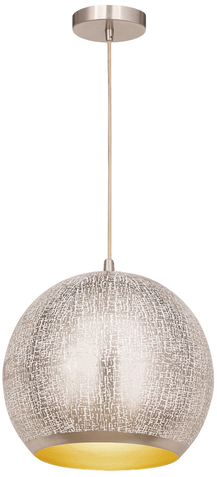 Image 2 Maxim Aurelia 10" Arctic White 1-Light Pendant