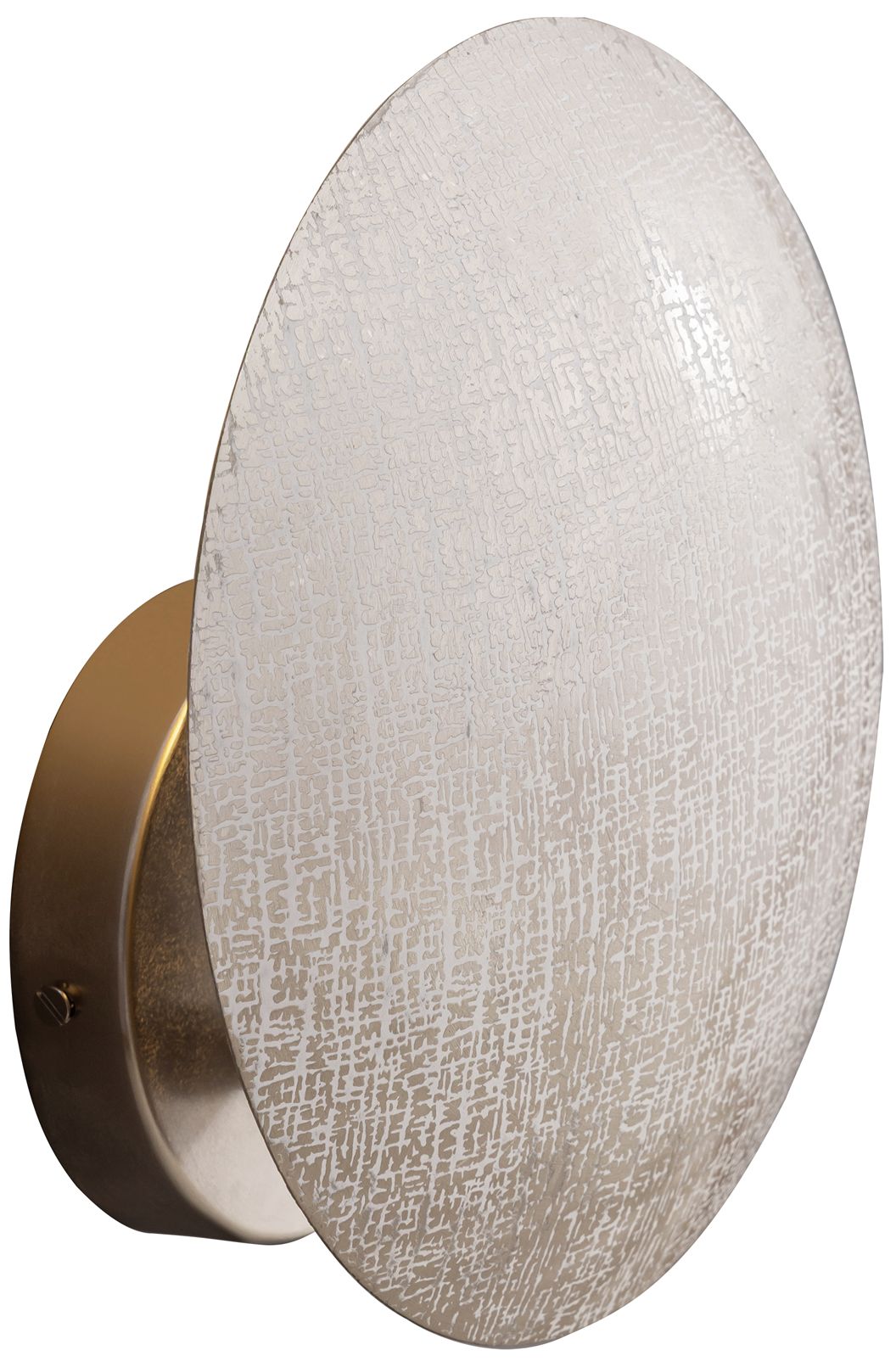 Maxim Aurelia 10" High Arctic White 1-Light Wall Sconce