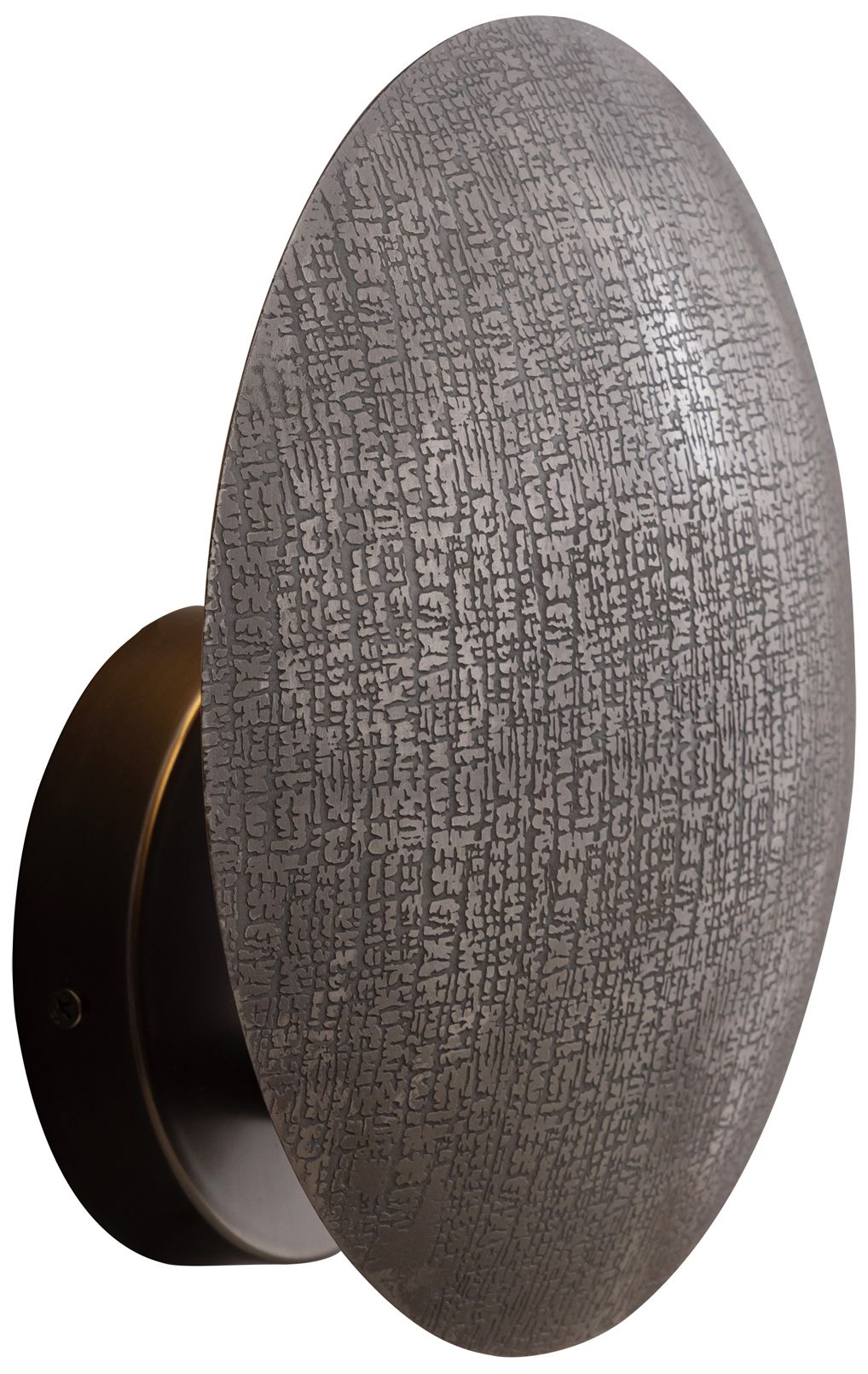 Image 2 Maxim Aurelia 10" High Pewter 1-Light Wall Sconce