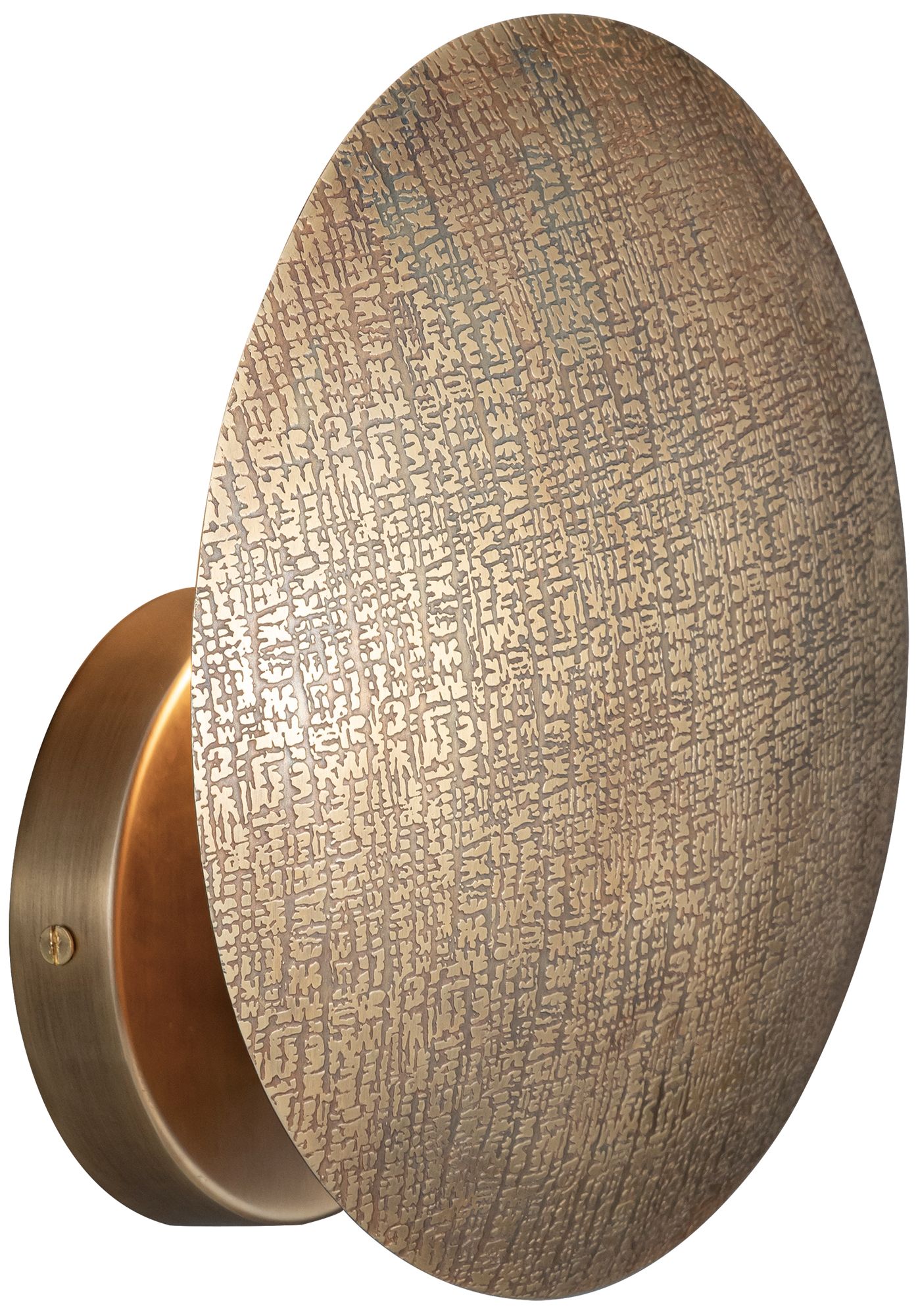 Maxim  Aurelia 10" High Weathered Brass 1-Light Wall Sconce