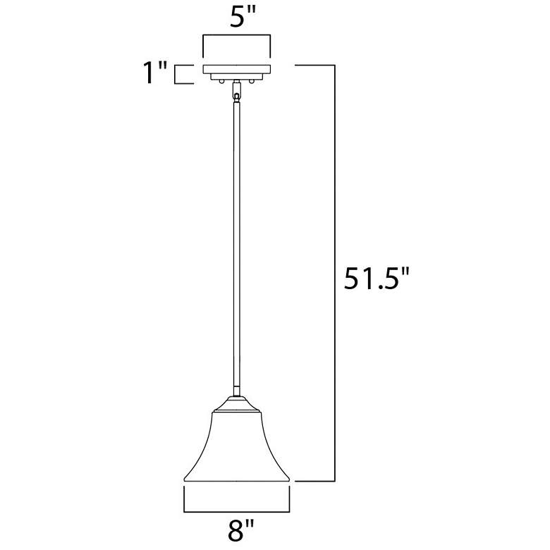 Image 6 Maxim Aurora 10.5" Wide Glass Mini Pendant more views
