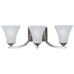 Maxim Aurora 21 1/2" Wide 3-Light Satin Nickel Bath Light