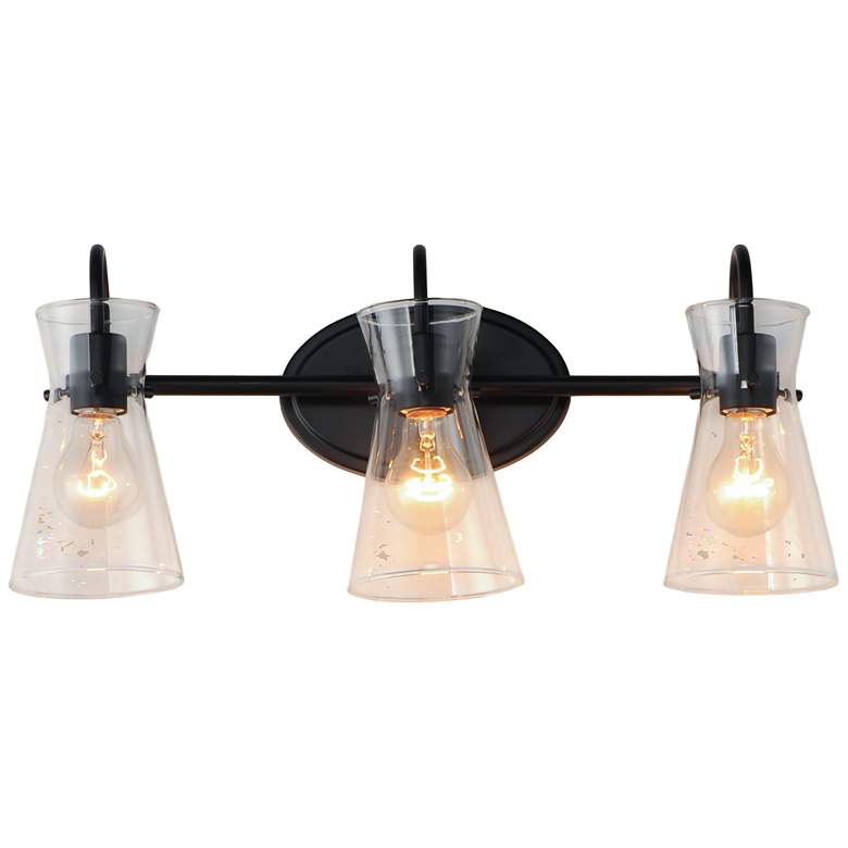 Image 3 Maxim Ava 22" Wide Black 3-Light Vanity Bath Light more views