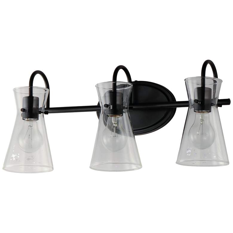 Image 4 Maxim Ava 22" Wide Black 3-Light Vanity Bath Light more views