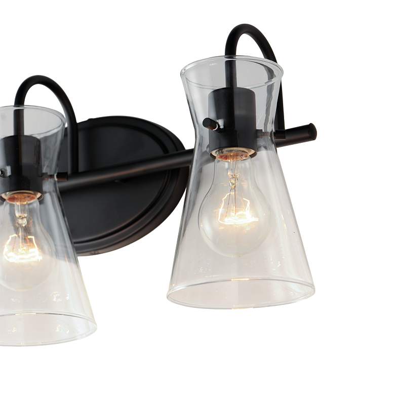 Image 6 Maxim Ava 22" Wide Black 3-Light Vanity Bath Light more views