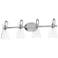 Maxim Ava 30 3/4" Wide Polished Chrome 4-Light Bath Light