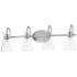 Maxim Ava 30 3/4" Wide Polished Chrome 4-Light Bath Light