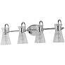 4_Maxim Ava 30 3/4" Wide Polished Chrome 4-Light Bath Light more views