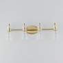 2_Maxim Ava 30" Wide Natural Aged Brass 4-Light Bath Vanity more views
