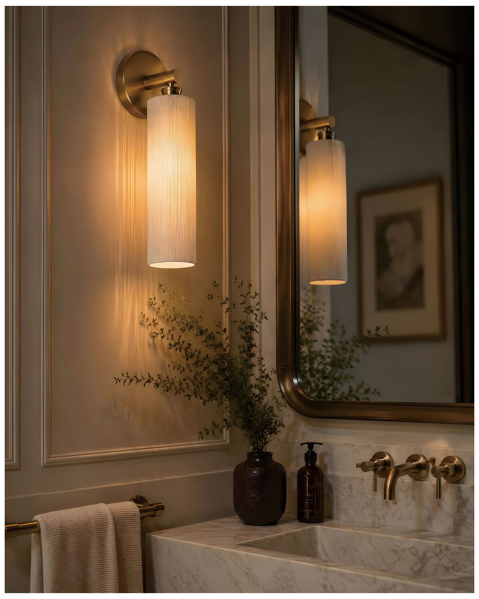 Image 7 Maxim Aveline 16" High Natural Aged Brass 1-Light Wall Sconce more views