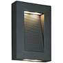 Maxim Avenue 10" High Architectural Bronze LED Outdoor Wall Light in scene