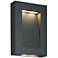 Maxim Avenue 10" High Architectural Bronze LED Outdoor Wall Light
