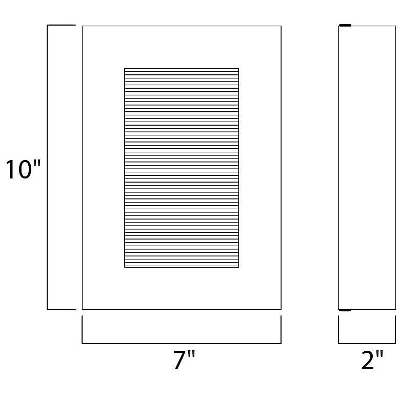 Image 5 Maxim Avenue 10" High Architectural Bronze LED Outdoor Wall Light more views