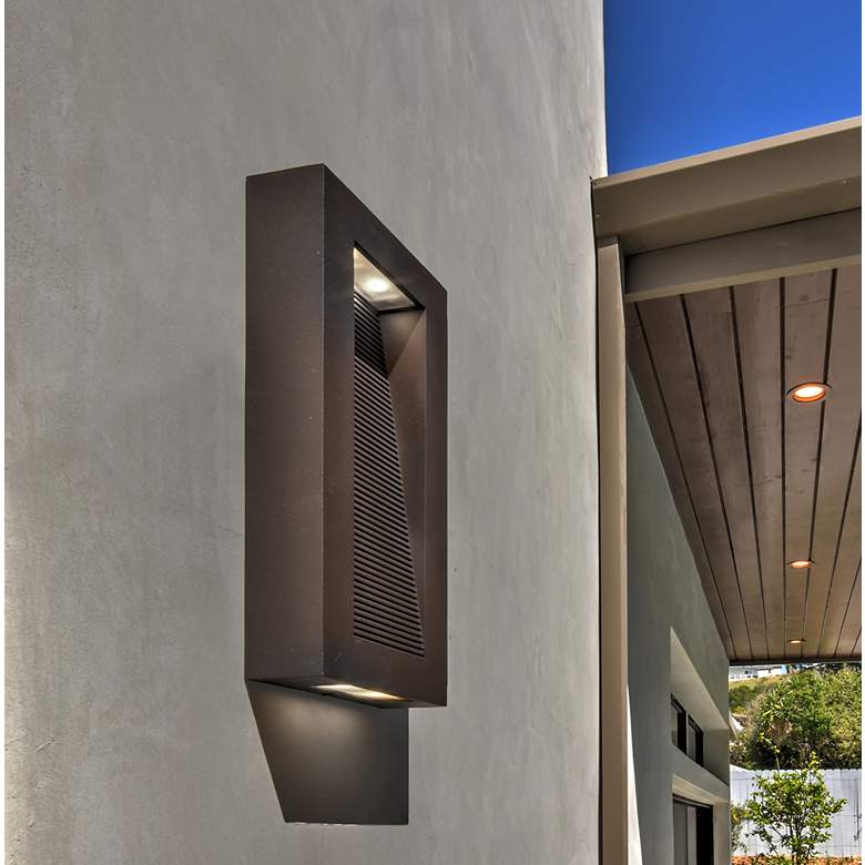 Image 3 Maxim Avenue 16" High LED Outdoor Wall Light more views