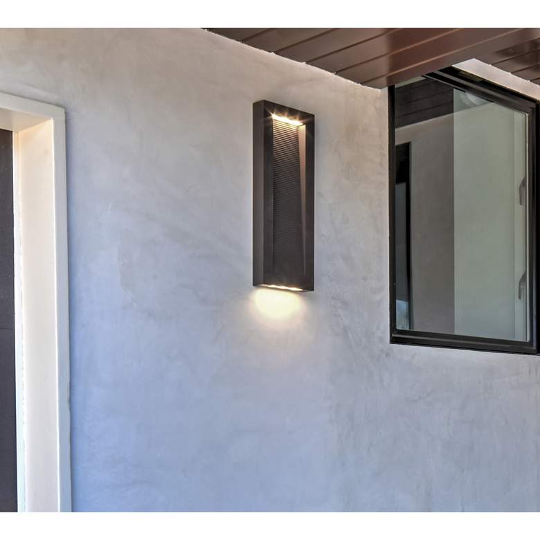 Image 5 Maxim Avenue 16" High LED Outdoor Wall Light more views