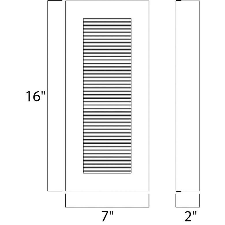Image 6 Maxim Avenue 16" High LED Outdoor Wall Light more views