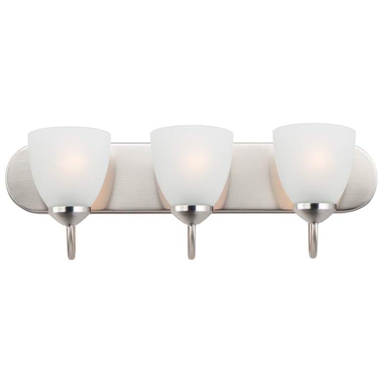 Image 1 Maxim Axis 24" Polished Chrome 3-Light Strip Bath Vanity